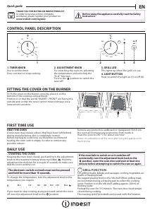Mode d’emploi Indesit IGW 324 IX Four