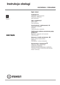 Instrukcja Indesit KN3C76A(X)/EU S Kuchnia