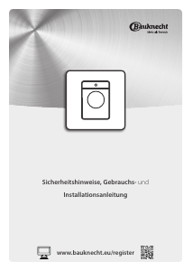 Bedienungsanleitung Bauknecht WM Move 934 ZEN CD Waschmaschine