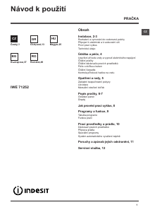 Használati útmutató Indesit IWE 71252 C ECO EU.M Mosógép