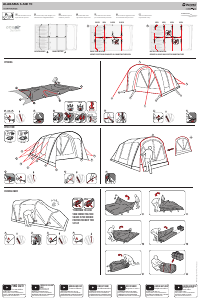 Handleiding Outwell Alabama 6 Air TC Tent