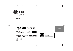 Käyttöohje LG BD350 Blu-ray-soitin