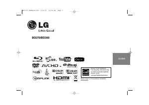 Käyttöohje LG BD370 Blu-ray-soitin