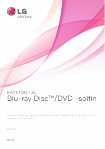 Käyttöohje LG BD650N Blu-ray-soitin