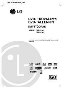 Käyttöohje LG DBRH198 DVD-soitin