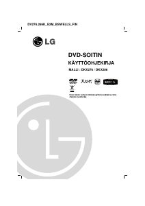 Käyttöohje LG DKX286 DVD-soitin