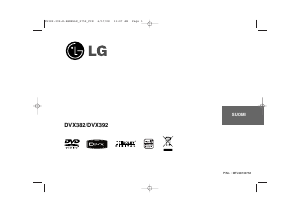 Käyttöohje LG DVX382H DVD-soitin