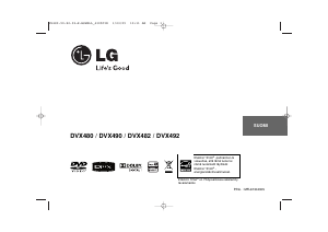 Käyttöohje LG DVX482 DVD-soitin