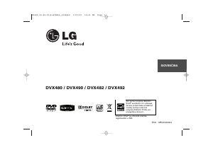 Návod LG DVX482 DVD prehrávač