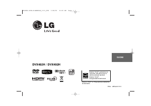 Käyttöohje LG DVX482H DVD-soitin