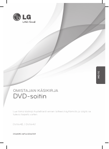 Käyttöohje LG DVX640 DVD-soitin