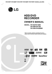 Handleiding LG RH199H DVD speler