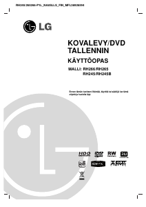 Käyttöohje LG RH245 DVD-soitin