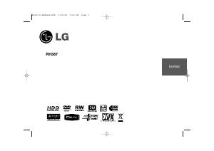 Bruksanvisning LG RH387 DVD-spiller