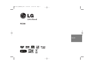 Käyttöohje LG RC338 DVD-videosoitin