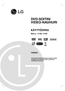 Käyttöohje LG V1602P2Z DVD-videosoitin