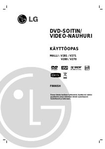 Käyttöohje LG V281N-P2 DVD-videosoitin