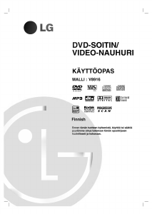 Käyttöohje LG V8916 DVD-videosoitin