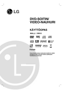 Käyttöohje LG V9910 DVD-videosoitin
