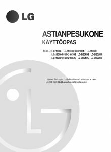 Käyttöohje LG LD-2160WHU Astianpesukone