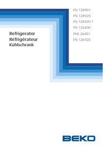 Bedienungsanleitung BEKO FN 126920 Gefrierschrank