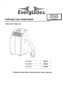 Manual Everglades EV9037 Air Conditioner