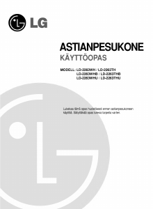 Käyttöohje LG LD-2263WHU Astianpesukone