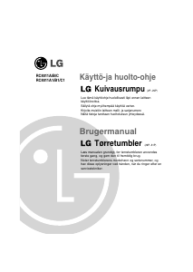 Käyttöohje LG RC8011A Kuivausrumpu