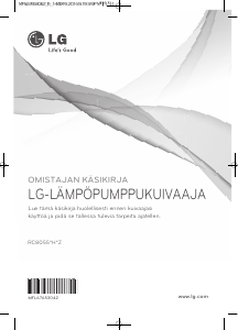 Käyttöohje LG RC8055AH2Z Kuivausrumpu