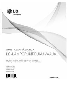 Käyttöohje LG RC8055AP2Z Kuivausrumpu