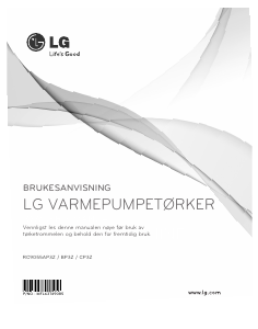 Bruksanvisning LG RC9055AP3Z Tørketrommel