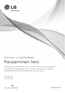 Käyttöohje LG KA68030F Keittotaso