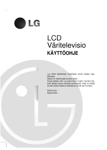 Käyttöohje LG RZ-30LZ13 Nestekidetelevisio
