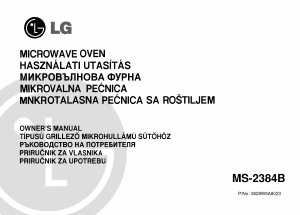 Manual LG MS-2384BL Microwave