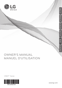 Mode d’emploi LG VS8403SCW Aspirateur