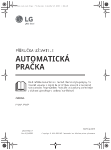 Návod LG F4DT408AIDD Práčka so sušičkou