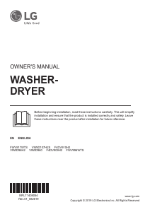 Manual LG F4DV910H2 Washer-Dryer