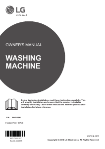 Manual LG F4J6JY0W Washing Machine