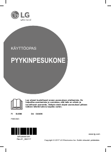 Käyttöohje LG F8K5XN3 Pesukone
