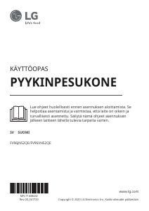 Käyttöohje LG FV96JNS2QE Pesukone