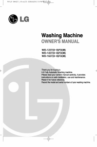 Handleiding LG WD-14376FD Wasmachine