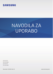 Priročnik Samsung SM-X516B Galaxy Tab S9 Tablica
