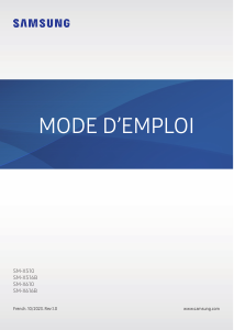 Mode d’emploi Samsung SM-X516B Galaxy Tab S9 Tablette