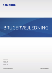 Brugsanvisning Samsung SM-X610 Galaxy Tab S9 Tablet
