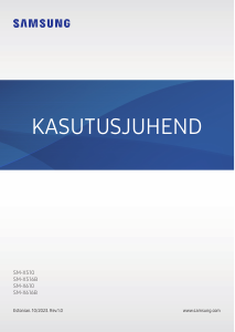 Kasutusjuhend Samsung SM-X610 Galaxy Tab S9 Tahvelarvuti
