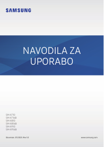 Priročnik Samsung SM-X810 Galaxy Tab S Tablica