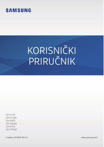 Priručnik Samsung SM-X816B Galaxy Tab S Tablet