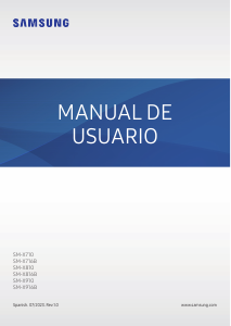 Manual de uso Samsung SM-X816B Galaxy Tab S Tablet