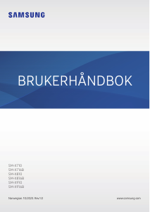 Bruksanvisning Samsung SM-X910 Galaxy Tab S Tablet