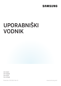 Priročnik Samsung SM-X920 Galaxy Tab S Tablica